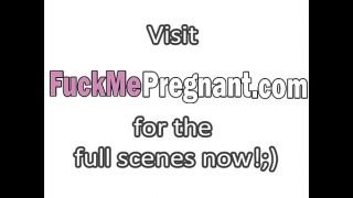 Blonde pregnant babe gets pussy rammed and licked-on-the-couch-hi-1