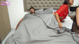 hot latina and french mature sharing a huge latino love tool